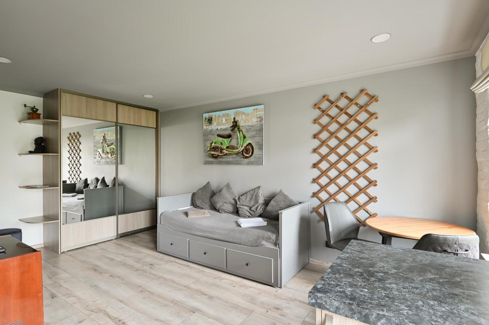 Loft design studio apartment Riga Eksteriør billede