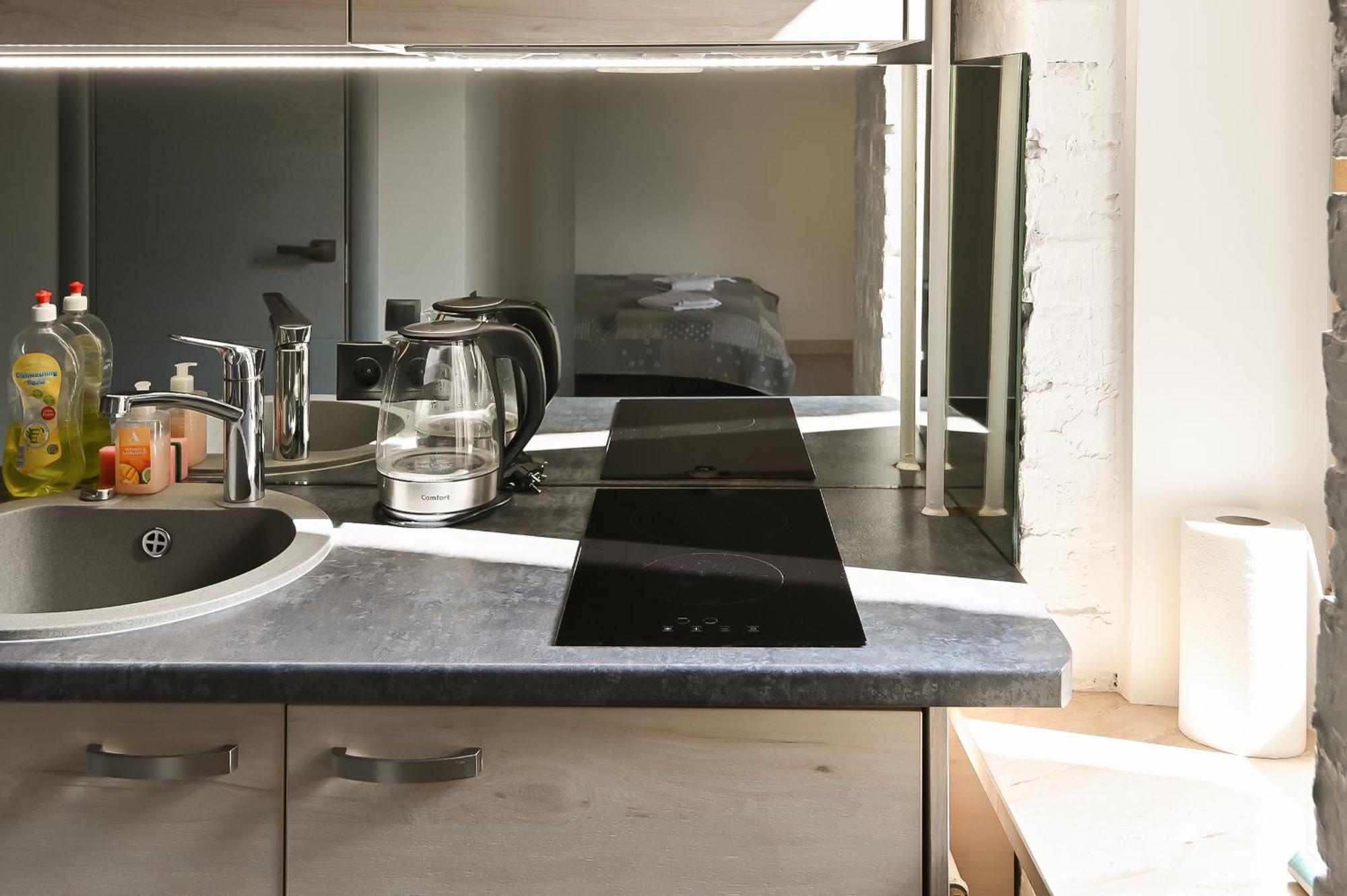 Loft design studio apartment Riga Eksteriør billede