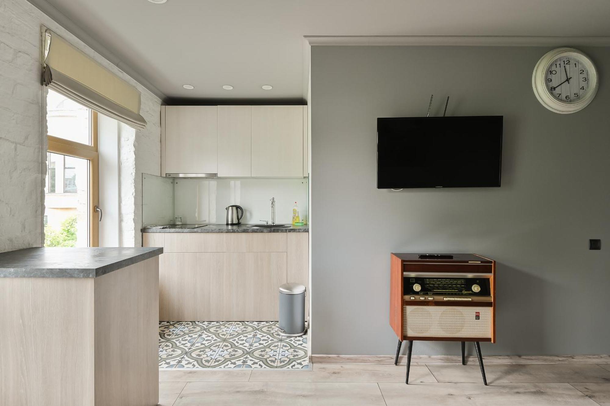 Loft design studio apartment Riga Eksteriør billede