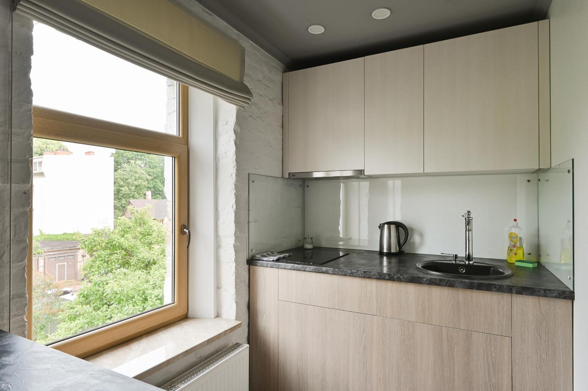 Loft design studio apartment Riga Eksteriør billede